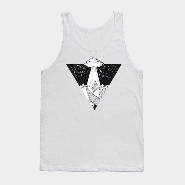 Alien Abduction Tank Top by Red Rov